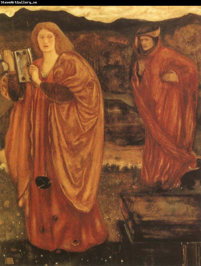 Sir Edward Coley Burne-Jones Merlin and Nimue